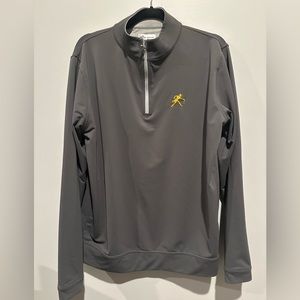 Wake Forest Peter Millar size medium men’s performance fabric quarter zip